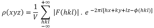 Electron density in a point of coordinates x,y,z