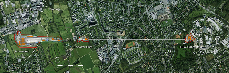 EU-XFEL, 3,4 Km long