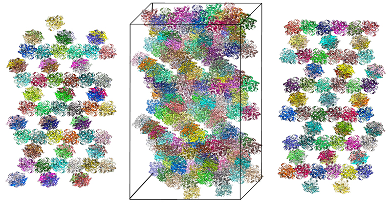 porous nature of macromolecular crystals